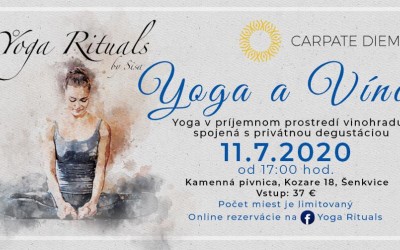 11.7.2020 - Yoga a Víno v Carpate Diem